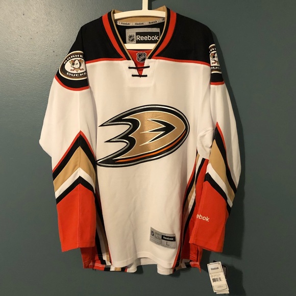 anaheim ducks white jersey